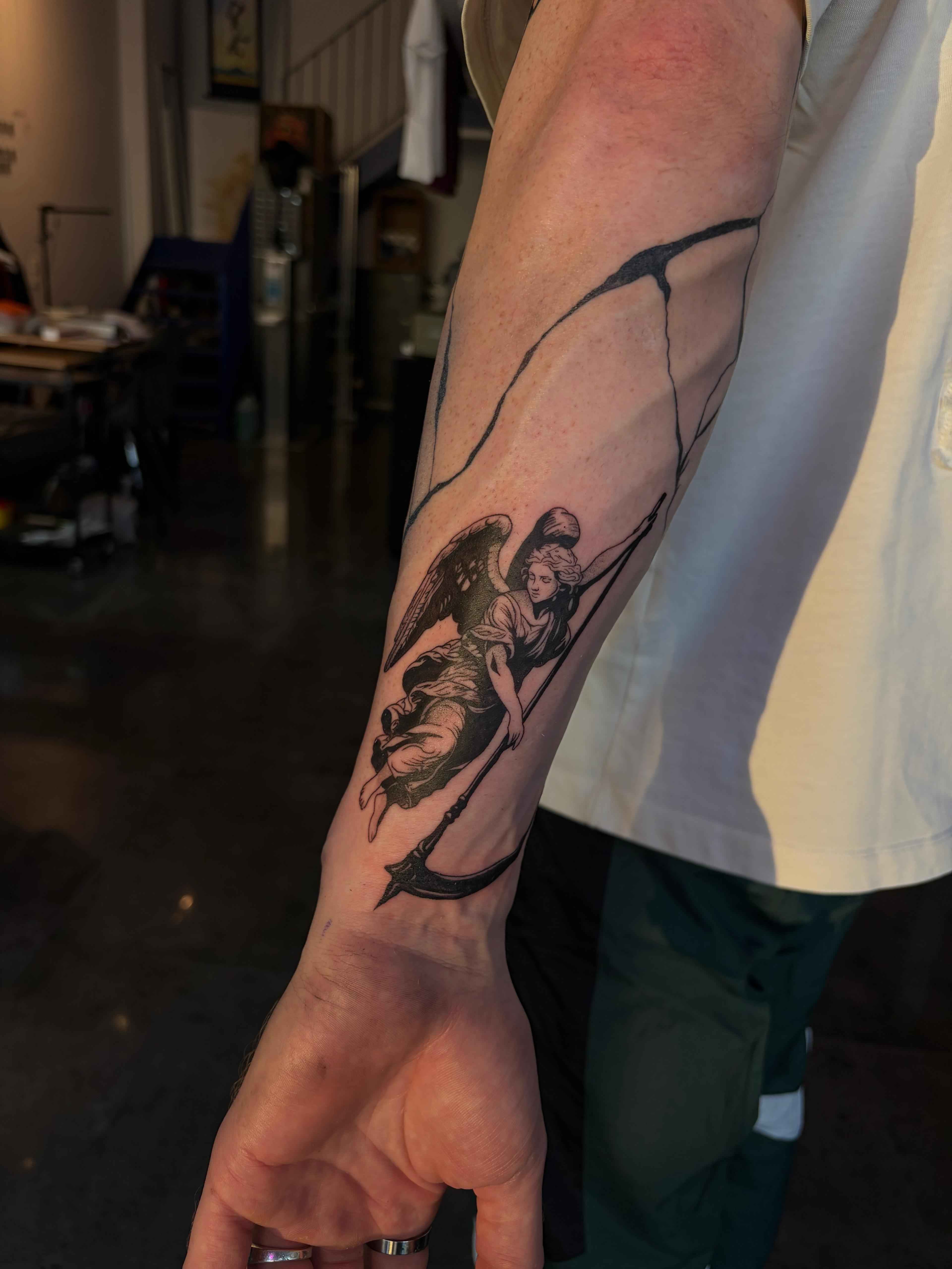 Blackwork tattoo
