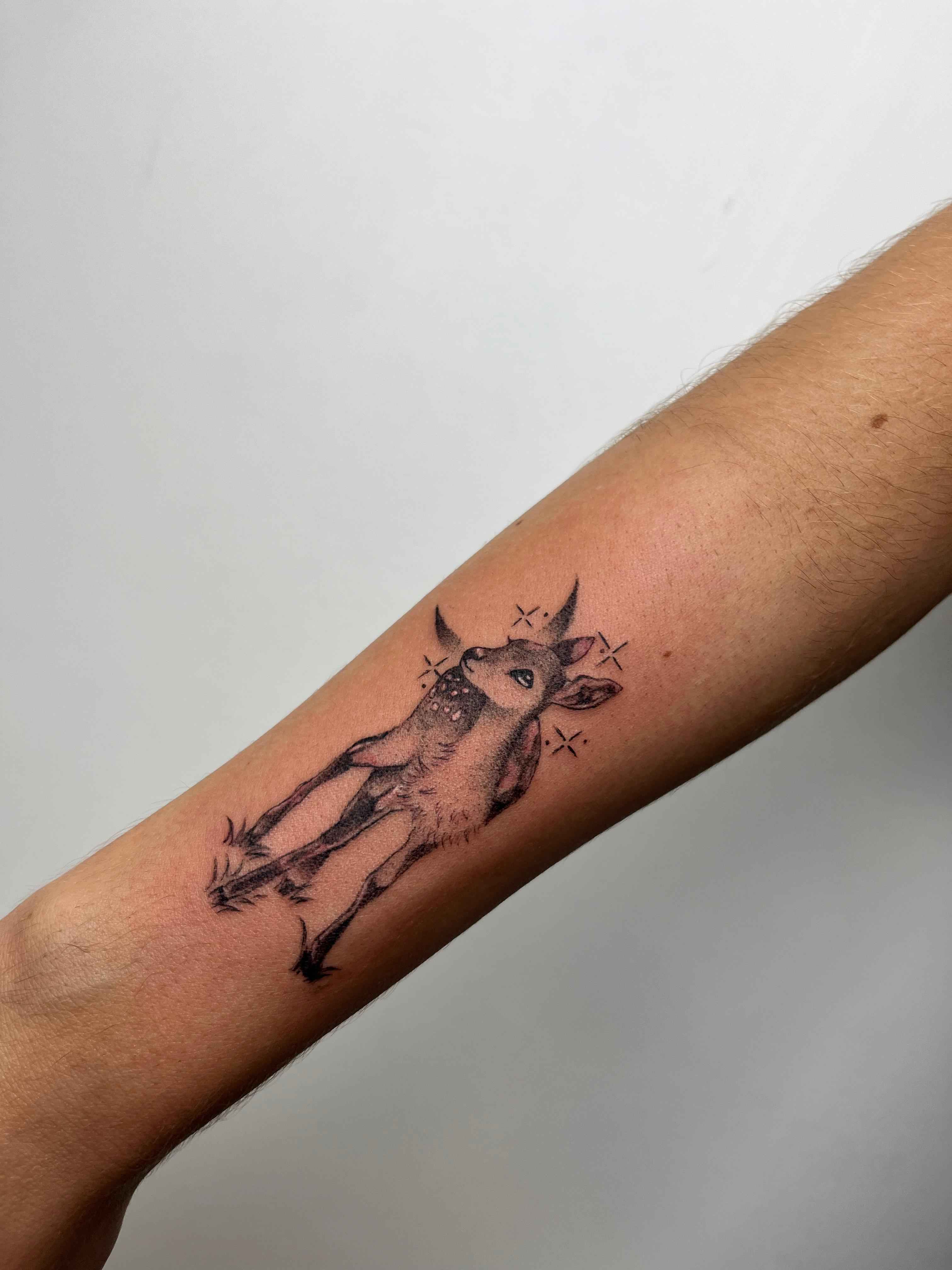 Mixed style tattoo